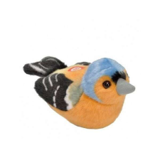 Plüss erdei pinty - hangot adó - 14 cm plüssfigura