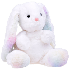 Plüss fehér szivárvány Nyúl kabalája Plüss játék 24 cm ZA4401 plüssfigura