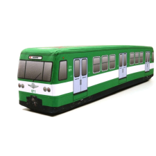 Plüss HÉV motorkocsi Ráckeve plüssfigura