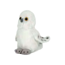 Plüss hóbagoly - 13 cm plüssfigura