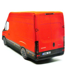 Plüss Iveco Daily zöld plüssfigura