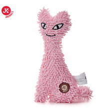  Plüss játék kutyáknak rózsaszín macska 23cm Jk 46108-3 játék kutyáknak