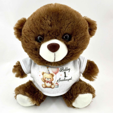 Plüss maci, Boldog szülinapot, számokkal plüssfigura