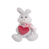  Plüss nyuszi szivecskével, 25 cm