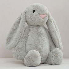 Plüss nyuszi, szürke, 38cm plüssfigura