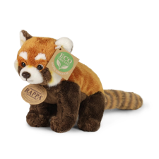  Plüss panda piros 18 cm ECO-FRIENDLY plüssfigura