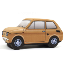  Plüss Polski Fiat 126P citromsárga plüssfigura