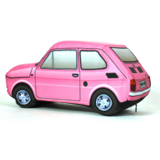 Plüss Polski Fiat 126P piros plüssfigura