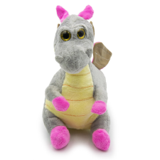 Plüss sárkány, 22 cm - rózsaszín plüssfigura
