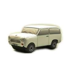 Plüss Trabant 601 Kombi zöld plüssfigura