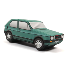 Plüss Volkswagen Golf I. GTI sötétszürke plüssfigura