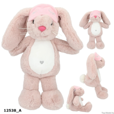  PM Plüss Nyuszi Nelly Rózsaszín Alvómaszkkal 21 cm plüssfigura