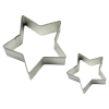 PME kiszúró szett, rozsdamentes acél, Csillag, 2 db-os