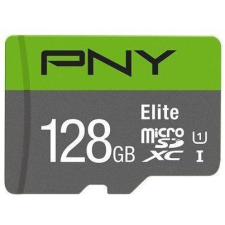 PNY 128GB microSDXC Elite Class 10 UHS-I V10 A1 + adapterrel memóriakártya