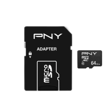 PNY 64GB microSDXC Performance Plus Class 10 + adapterrel memóriakártya
