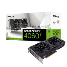 PNY RTX4060TI - 8GB VERTO Dual Fan - VCG4060T8DFXPB1 videókártya