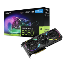 PNY RTX5060TI - 16GB EPIC-X RGB™ Overclocked Triple Fan - VCG5060T16TFXXPB1-O (VCG5060T16TFXXPB1-O) videókártya