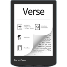 PocketBook e-Reader - PB629 VERSE Bright Blue (6&quot;E Ink Carta, Cpu: 1GHz,512MB,8GB,1500mAh, wifi,mSD, kép megvilágítás) e-book olvasó