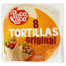  Poco Loco Original Tortilla 8 db 320 g csokoládé és édesség