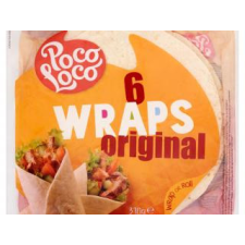 POCO LOCO Poco Loco wraps lágy tortilla 370 g reform élelmiszer