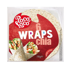 Poco Loco tortilla chia magos 370 g pékárú