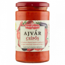 Podravka ajvár csípős hideg köret 350g alapvető élelmiszer