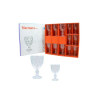  POHÁR ÜVEG TALPAS MARMARA KÉSZLET 6X70ML+6X140ML 12DB 1CS