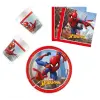  Pókember Crime Fighter party szett 36 db-os 20 cm-es tányérral