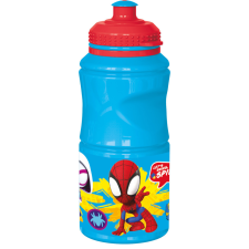 Pókember Spidey kulacs, sportpalack 380 ml kulacs, kulacstartó
