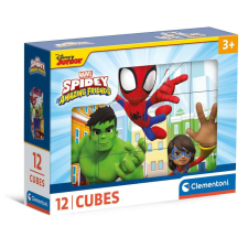  Pókember Spidey mesekocka 12 db-os Clementoni puzzle, kirakós