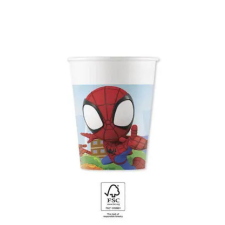 Pókember Spidey, Pókember papír pohár 8 db-os 200 ml FSC party kellék