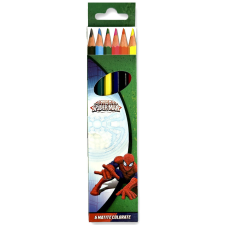 Pókember színes ceruza 6 db-os színes ceruza