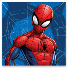Pókember Web kéztörlő, arctörlő, törölköző 30x30cm babatörülköző, kifogó