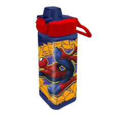 Pókember Web-Slinger square műanyag kulacs 500 ml kulacs, kulacstartó