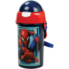 Pókember World kulacs, sportpalack 500 ml kulacs, kulacstartó