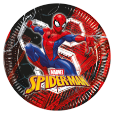 Pókember World of Webs papírtányér 8 db-os 23 cm FSC party kellék
