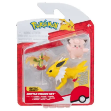  Pokémon 3 db-os figura csomag - Clefairy, Flapple, Jolteon játékfigura