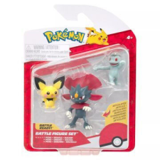 Pokémon: 3 db-os figura csomag - Pichu, Machop, Weavile kártyajáték