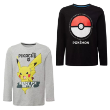 Pokémon Battle gyerek hosszú ujjú póló, felső 10-14 év gyerek póló