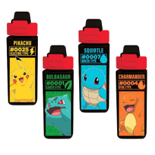 Pokémon Electric square műanyag kulacs 500 ml kulacs, kulacstartó