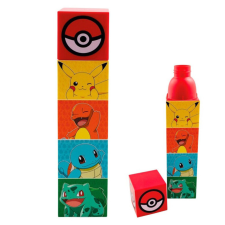 Pokémon műanyag kulacs, sportpalack 650 ml kulacs, kulacstartó