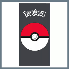  Pokémon Pokeball fürdőlepedő, strand törölköző 70x140cm CBX2408003POK lakástextília