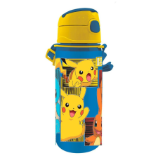 Pokémon Pokémon Electric alumínium kulacs akasztóval 600 ml kulacs, kulacstartó