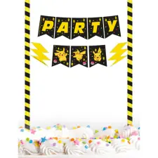  Pokémon Thunder torta dekoráció 25 cm ajándéktárgy