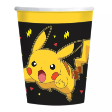 Pokémon Yellow Thunder papír pohár 8 db-os 237 ml party kellék