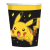Pokémon Yellow Thunder papír pohár 8 db-os 237 ml