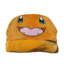 Pokémonok kapucnis plüss takaró - Charmander lakástextília