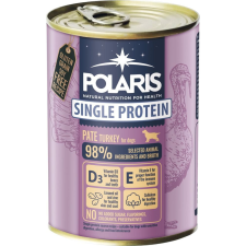 Polaris Single Protein Paté pulykakonzerv kutyáknak, 6x400 g kutyaeledel