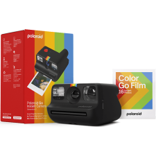 Polaroid GO gen2 analog instant fényképezőgép+film csomag, fekete fényképező