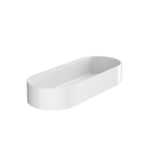 Polc Hansgrohe WallStoris fehér matt színben 27913700 fürdőszoba bútor
